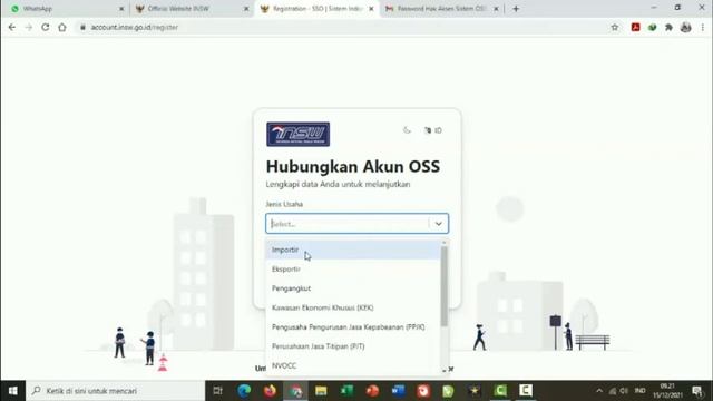 Login INSW Menggunakan Akun OSS смотреть онлайн