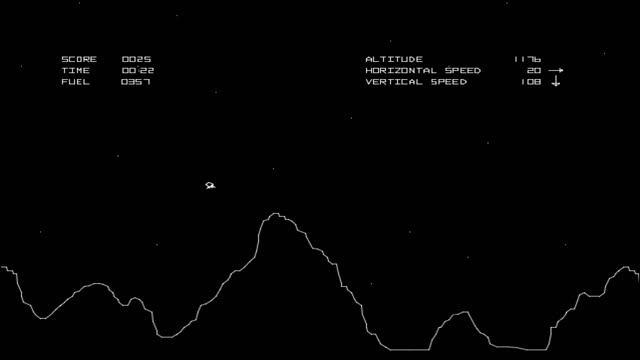 Lunar Lander Arcade Game смотреть онлайн
