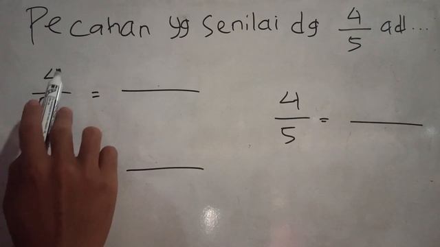 Pecahan Yang Senilai Dengan 4/5 Adalah, Pecahan Senilai 4 Per 5 смотреть онлайн