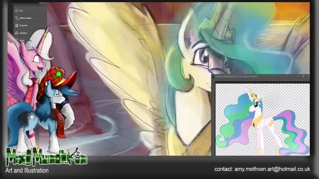 Mad Munchkin Speed Draws Princess Celestia смотреть онлайн
