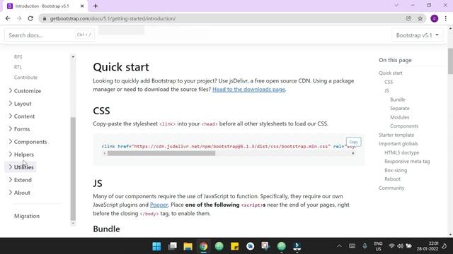 Adding Bootstrap 5.1 To HTML | codeayan смотреть онлайн