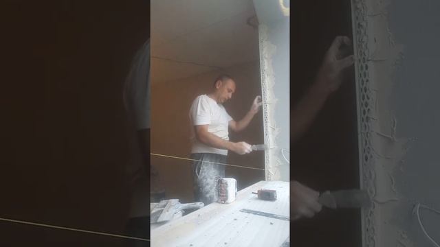 Как установить штукатурный уголок. смотреть онлайн