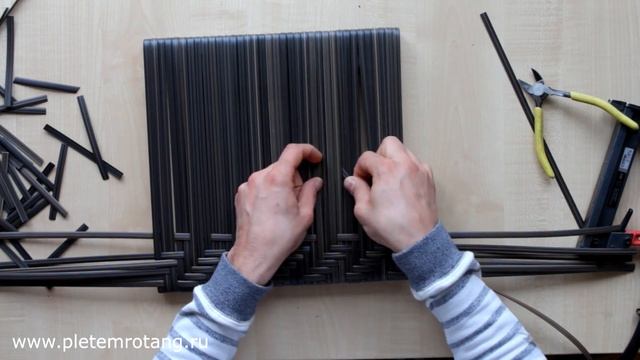 Плетеная мебель из ротанга. Урок  №2. Узоры