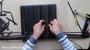 Плетеная мебель из ротанга. Урок  №2. Узоры