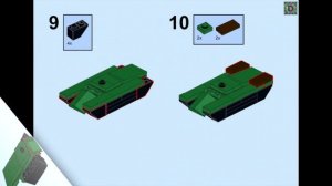 Мини танк Kranvagn из Лего