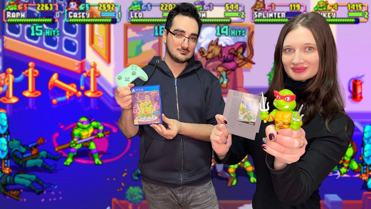 Играем с Машей в TMNT Shredder's Revenge