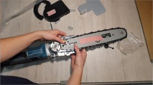 Цепная пила аккумуляторная / Насадка на болгарку