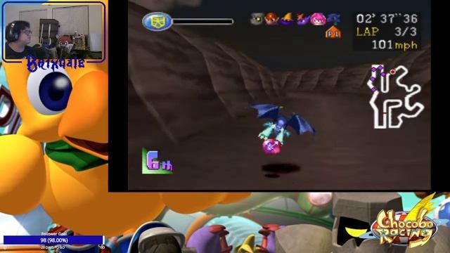 Unlocking Mirror Mode - Lots of Struggles | Chocobo Racing смотреть онлайн