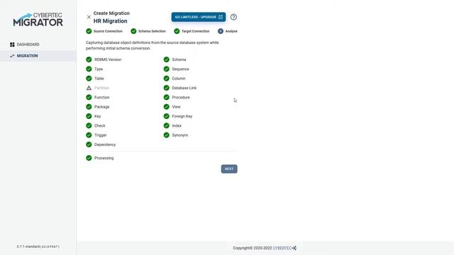 Create a Migration | CYBERTEC Migrator v.3.7.1 смотреть онлайн