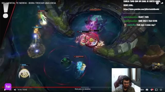 ABSOLUT REACT QUE AULA!: "SEU MENTAL TE NERFA! - BORA TROCAR UMA IDEIA" смотреть онлайн