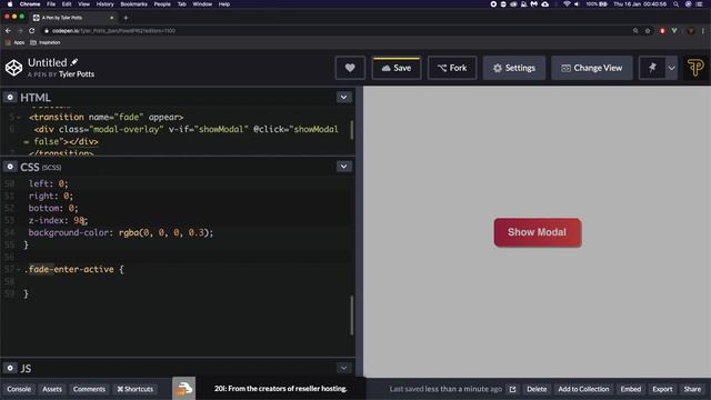 How to Make a Popup Modal with Vue Transitions | A VueJS Basics Tutorial смотреть онлайн