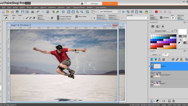Creating a Paint Splash effect with a script in PaintShop Pro смотреть онлайн