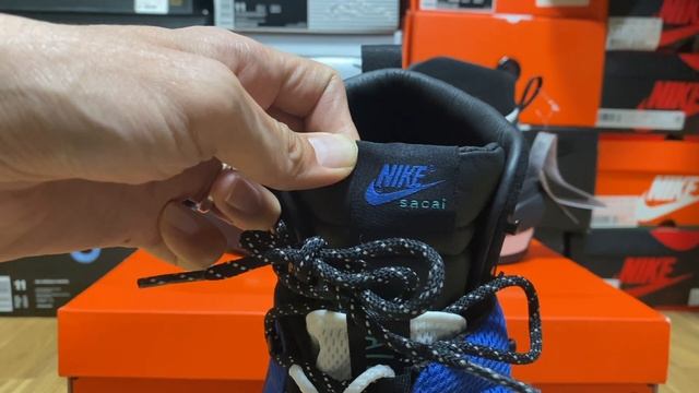 NIKE x SACAI MAGMASCAPE SP "Varsity Royal" review & on feet!! смотреть онлайн