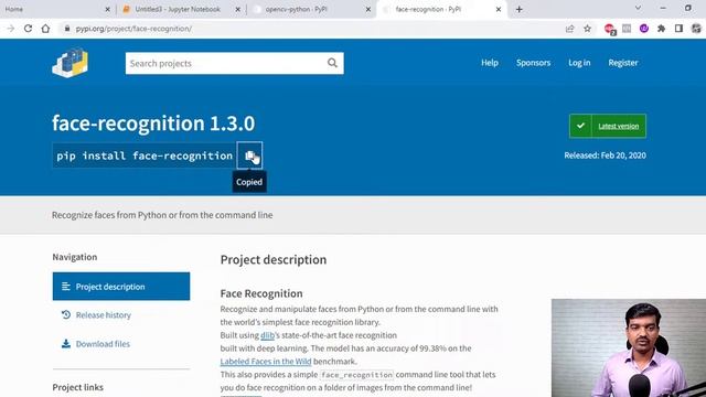How To pip install face recognition Library In Jupyter Notebook | pip install dlib | pip install ** смотреть онлайн