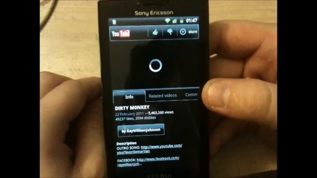 CM 6.1.3 Gingerbread V01 by rendeiro2005 Xperia X10 смотреть онлайн