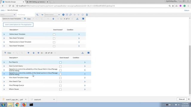 Maximo Configuration Basics - 10 - Show/Hide a field using signature options смотреть онлайн