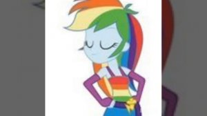 Радуга Дэш 🌈⚡девушка эквестрии