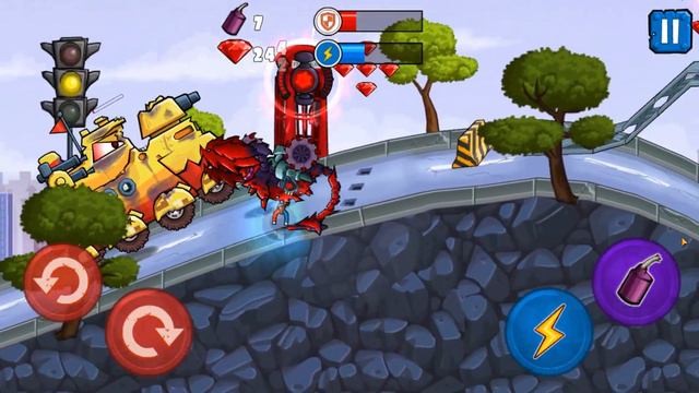 Car Eats Car 3. Чемпионат машинок 2: Скорпион vs Ховер смотреть онлайн