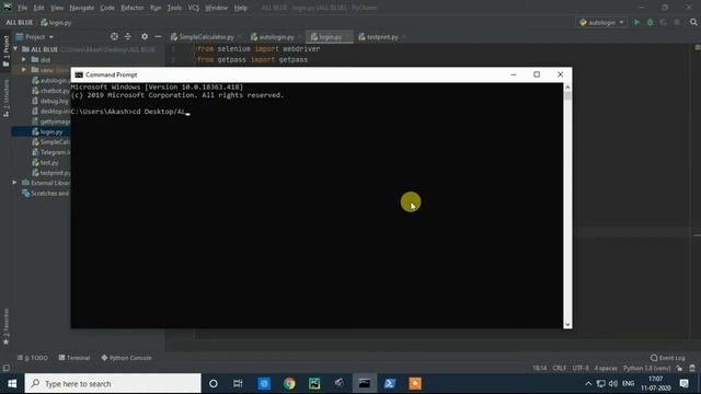 How To AutoMate Login On Website With Python | Python -- 3.8.3 | Blue Server | смотреть онлайн