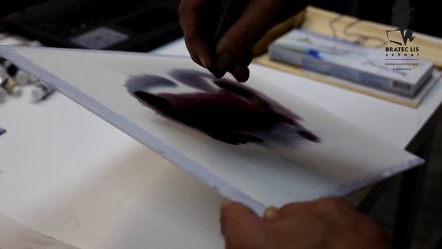 Как рисовать акварелью по сырому? \ ENDRE PENOVAC\sketch lessons смотреть онлайн