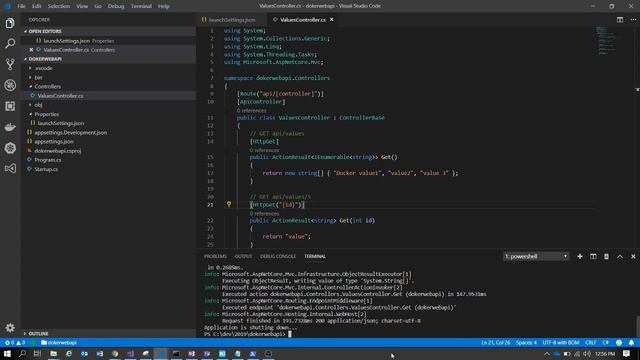 Docker Hosting Web API Dot Net Core смотреть онлайн