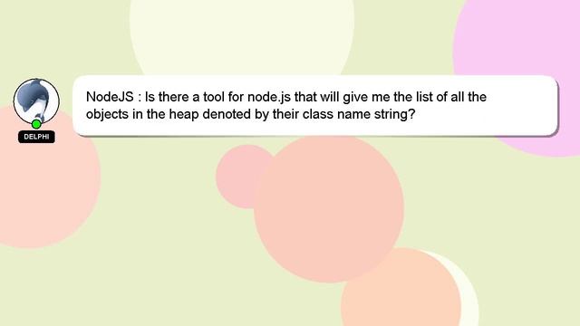 NodeJS : Is there a tool for node.js that will give me the list of all the objects in the heap deno смотреть онлайн
