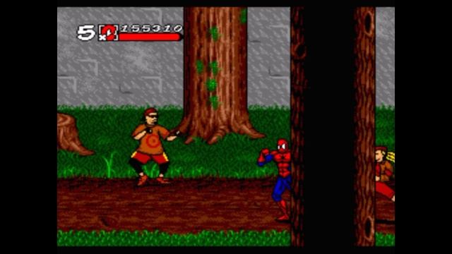 Sega Mega Drive 2 (Smd) 16-bit Spider-Man and Venom - Maximum Carnage Stage 13 Prospect Park