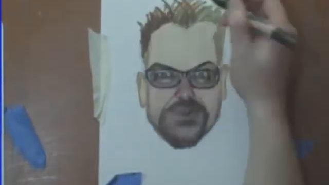 A Tradigital Portrait/Collage- Time Lapse смотреть онлайн