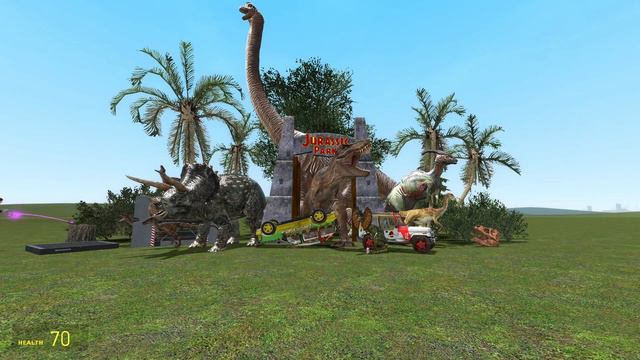 Creating a Jurassic Park 30th Anniversary Diorama in Gmod!!! (Scene Creation) смотреть онлайн