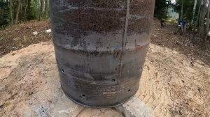 Бочка для сжигания мусора. Как сделано.