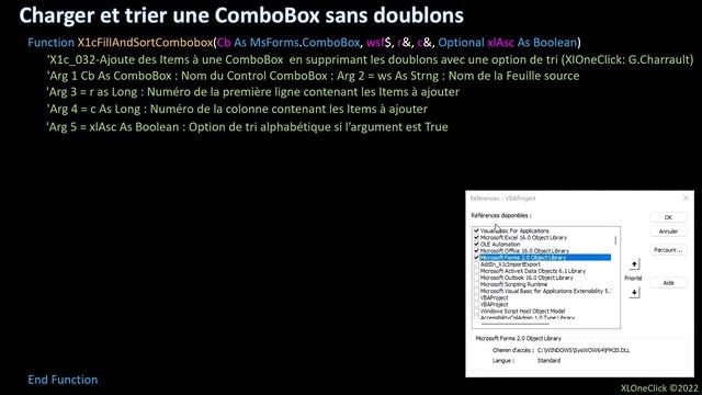 Excel VBA Charger une ComboBox et une ListBox sans doublons et triées par ordre alphabétique. смотреть онлайн