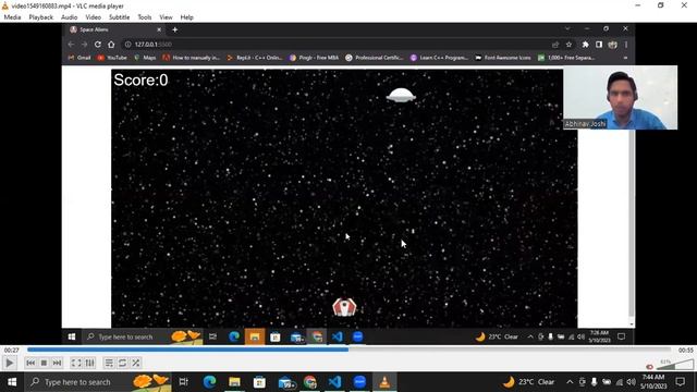 Space Alien Game Using Phaser смотреть онлайн