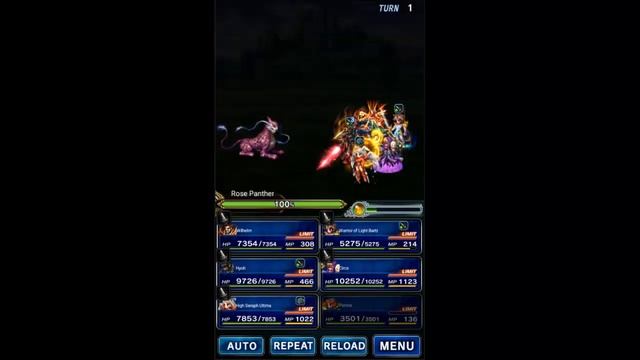 FFBE Limit Bursts - 5-star Pertira (Detonating Shell Prototype) смотреть онлайн