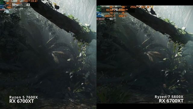 Ryzen 5 7600X Vs Ryzen 7 5800X - AMD Processor Gaming Test - 7600X Vs 5800X
