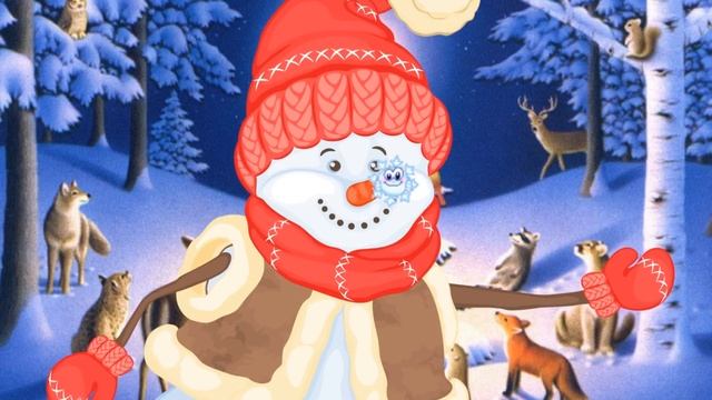 Snowflake Снежинка Песенка с анимацией для детей на английском языке смотреть онлайн