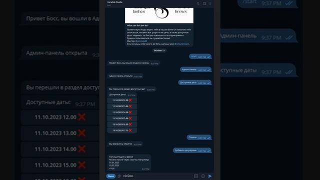 Телеграм чат-бот для записи клиентов. Python | Aiogram 3 смотреть онлайн