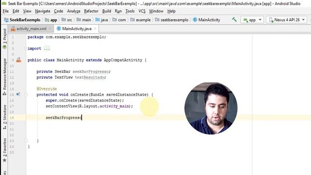 ANDROID STUDIO 3.5 - COMPONENTES DE INTERFACE (SEEKBAR). смотреть онлайн