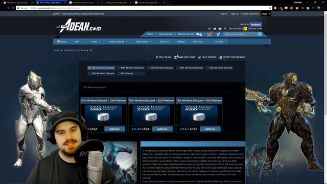 Warframe: Warning about Aoeah and other third party plat sellers смотреть онлайн