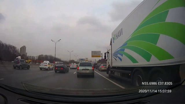 Driving in Moscow agglomeration: Ленинский городской округ - Басманный 14/11/2020 (timelapse) смотреть онлайн