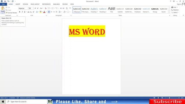 What is Ribbon Tabs in MS Word | Use of Ribbon Tabs in Word | MS Word Tutorial | Part 7 in Hindi смотреть онлайн