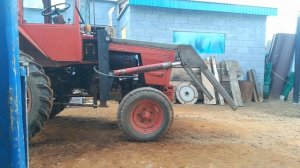 Изготовление самодельного КУНа на трактор Т 25 часть 10