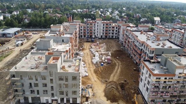 ЖК " Равновесие" Ход строительства 27.08.2022 смотреть онлайн