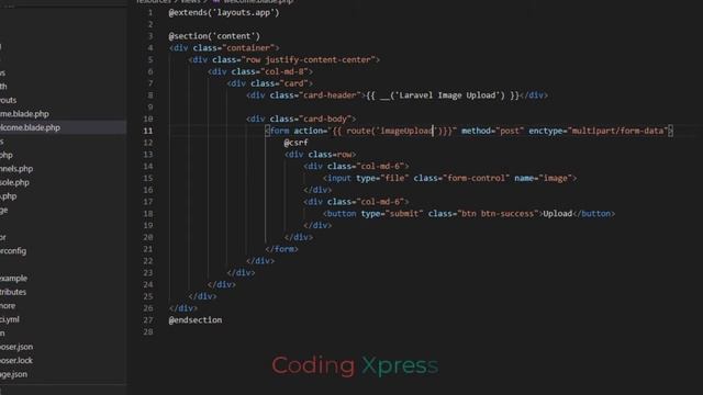 Laravel 8 Image Upload Tutorial Example | Laravel Image Upload Tutorial | Coding Xpress смотреть онлайн
