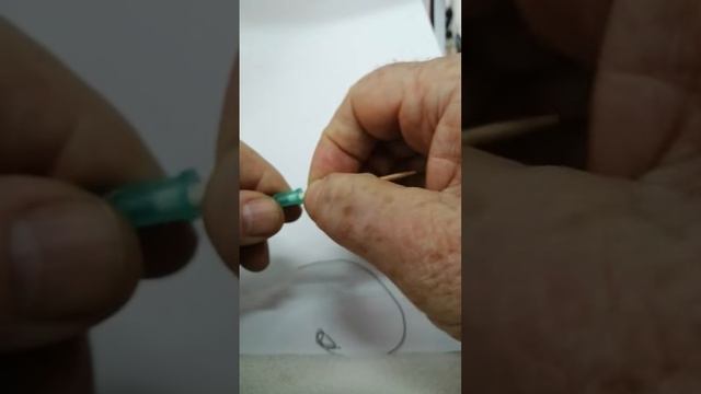 Съёмный щуп из медицинской иглы для мультиметра. смотреть онлайн