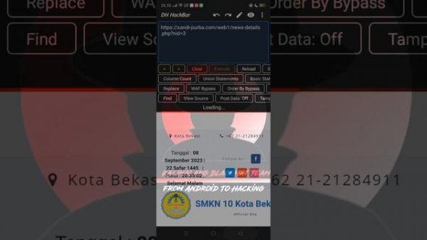 tutorial SQL Injection in Search Fields
