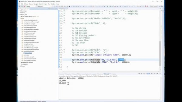 Formatting with printf() in Java || How to use Printf method in Java