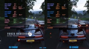 i5 11400f vs i5 12400f gaming