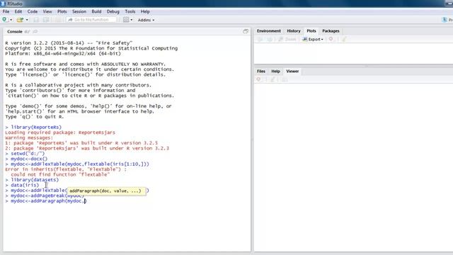 Create Word document from R Data смотреть онлайн