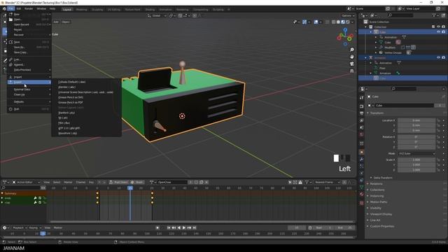 Blender Animation to Unity Tutorial смотреть онлайн