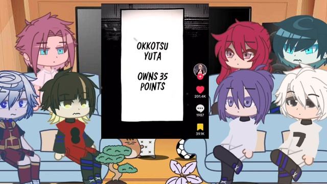Blue lock react to Isagi as Yuta Okkotsu смотреть онлайн